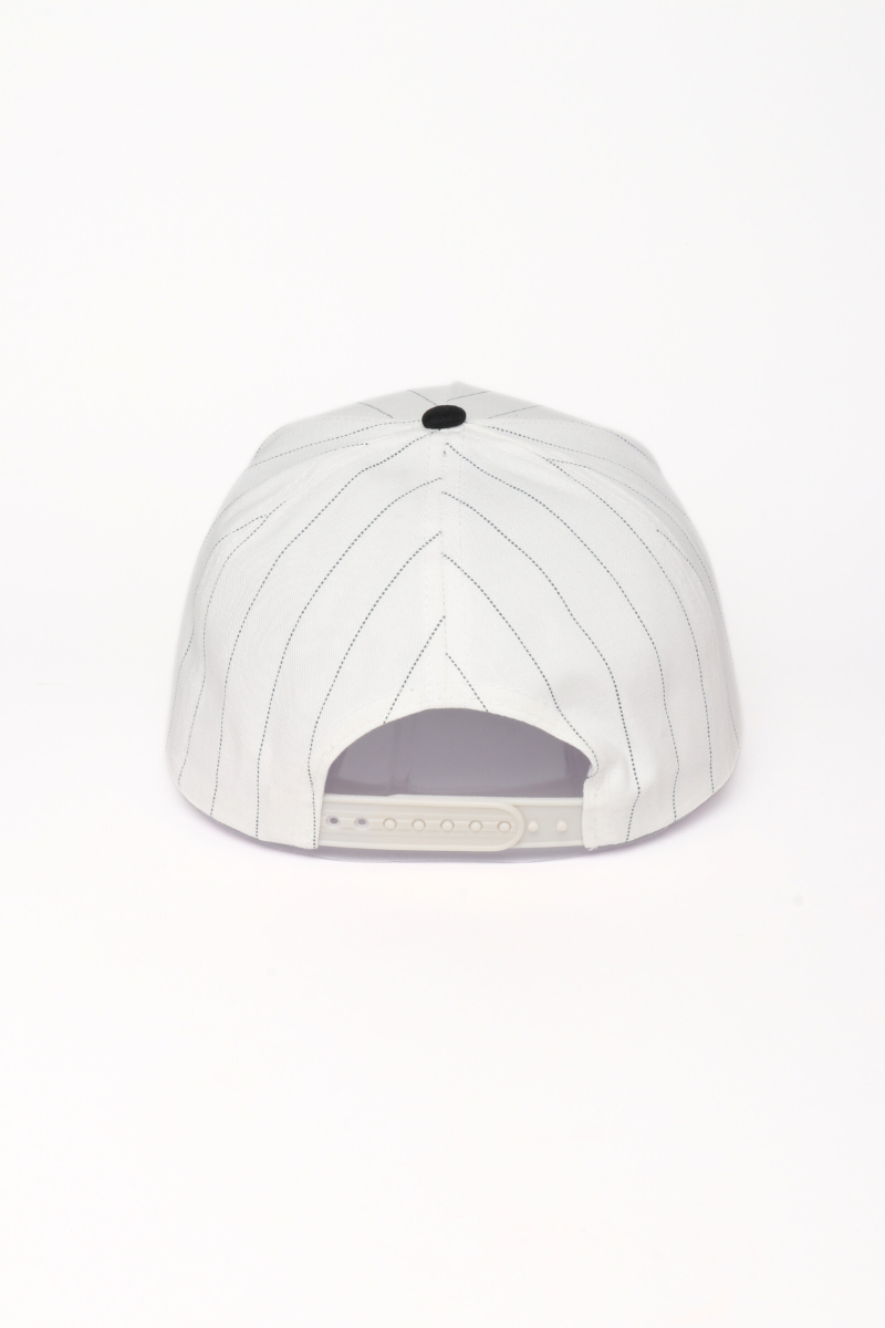 Red Baseball Pinstripe Cap