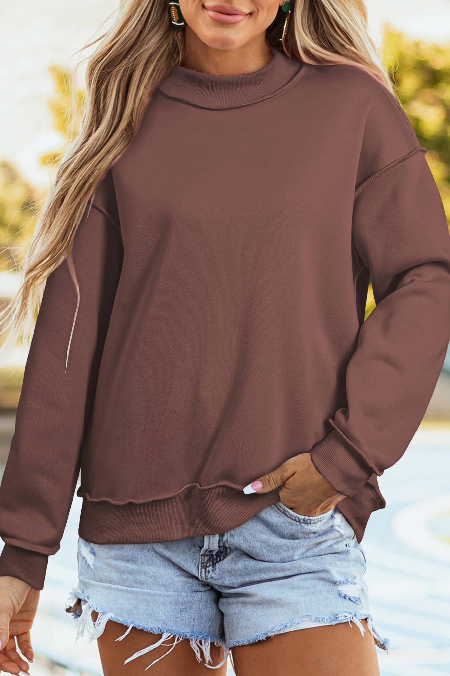 66 Game Day Reversible Mock Neck Sweatshirt (S-4X)