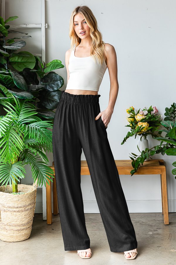 Black Linen Pants