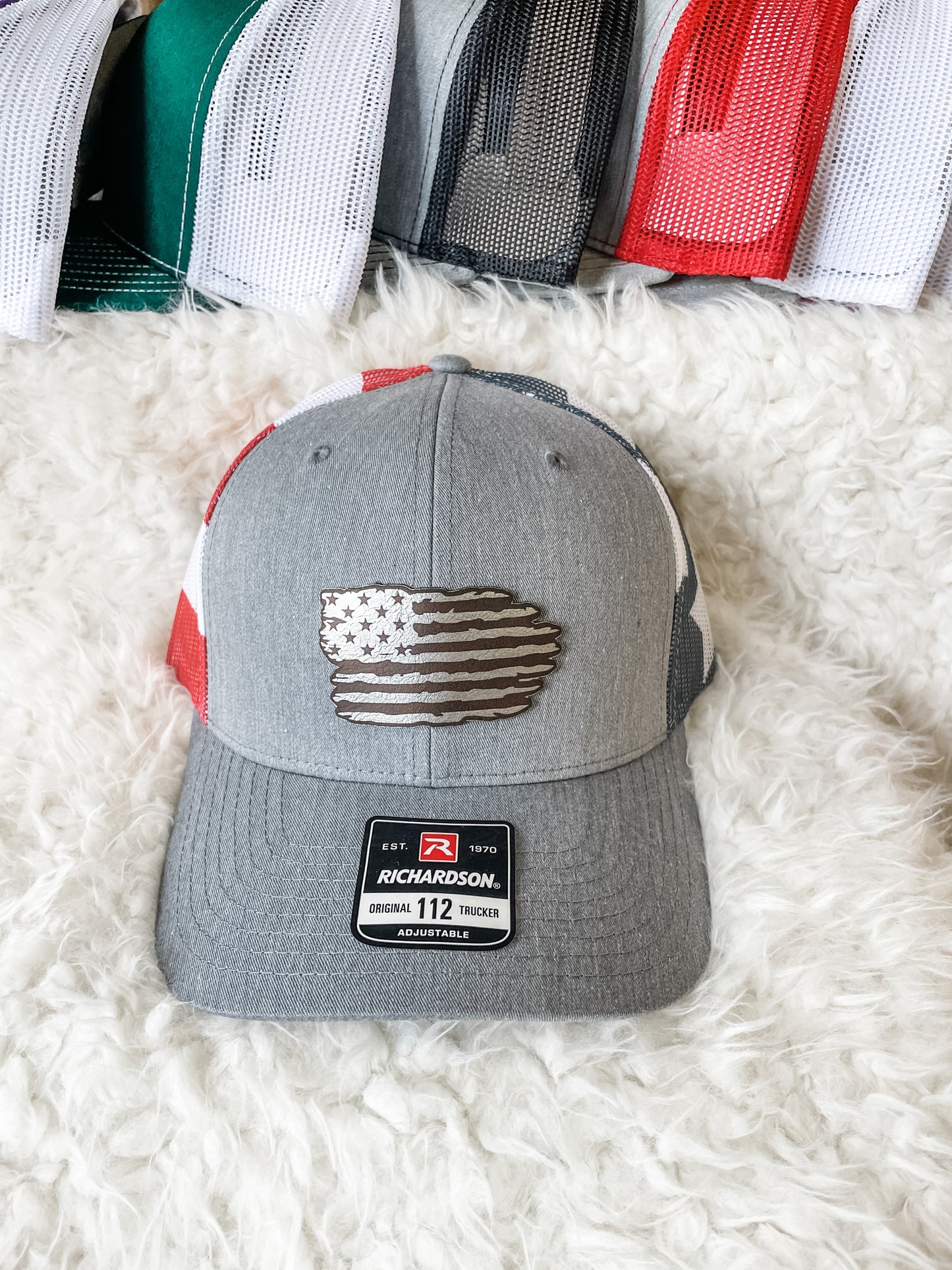 Tattered Flag Patch Hat